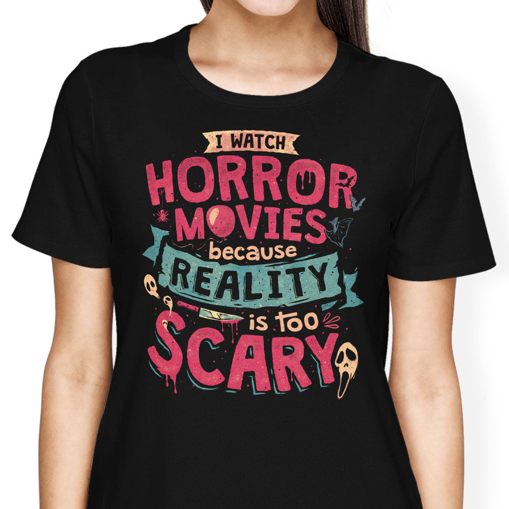 Scary Reality Women's Apparel - Adult & Kids T-Shirts, Sweatshirts & Hoodies apparel design preview 1