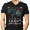 Scary Ugly Christmas Men's V-Neck - Adult & Kids T-Shirts, Sweatshirts & Hoodies apparel design preview 1