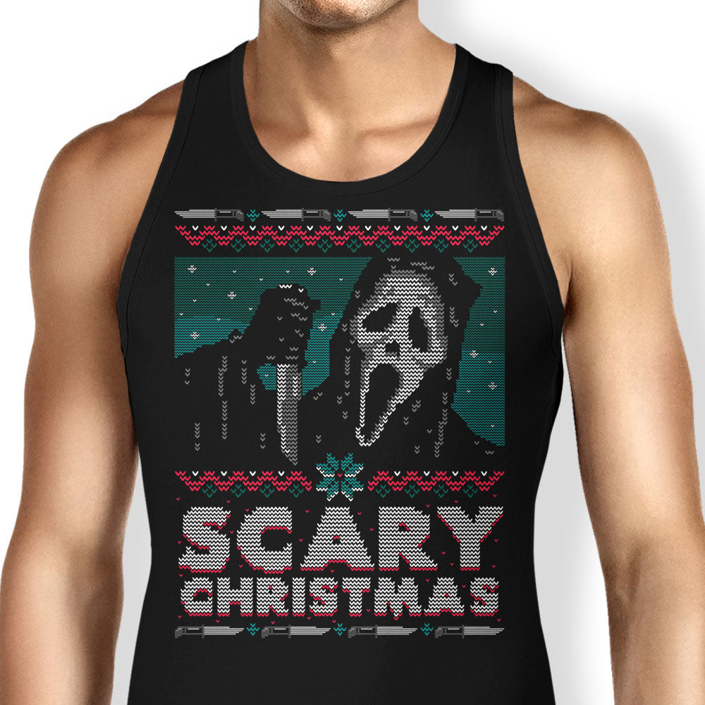 Scary Ugly Christmas Tank Top - Adult & Kids T-Shirts, Sweatshirts & Hoodies apparel design preview 1