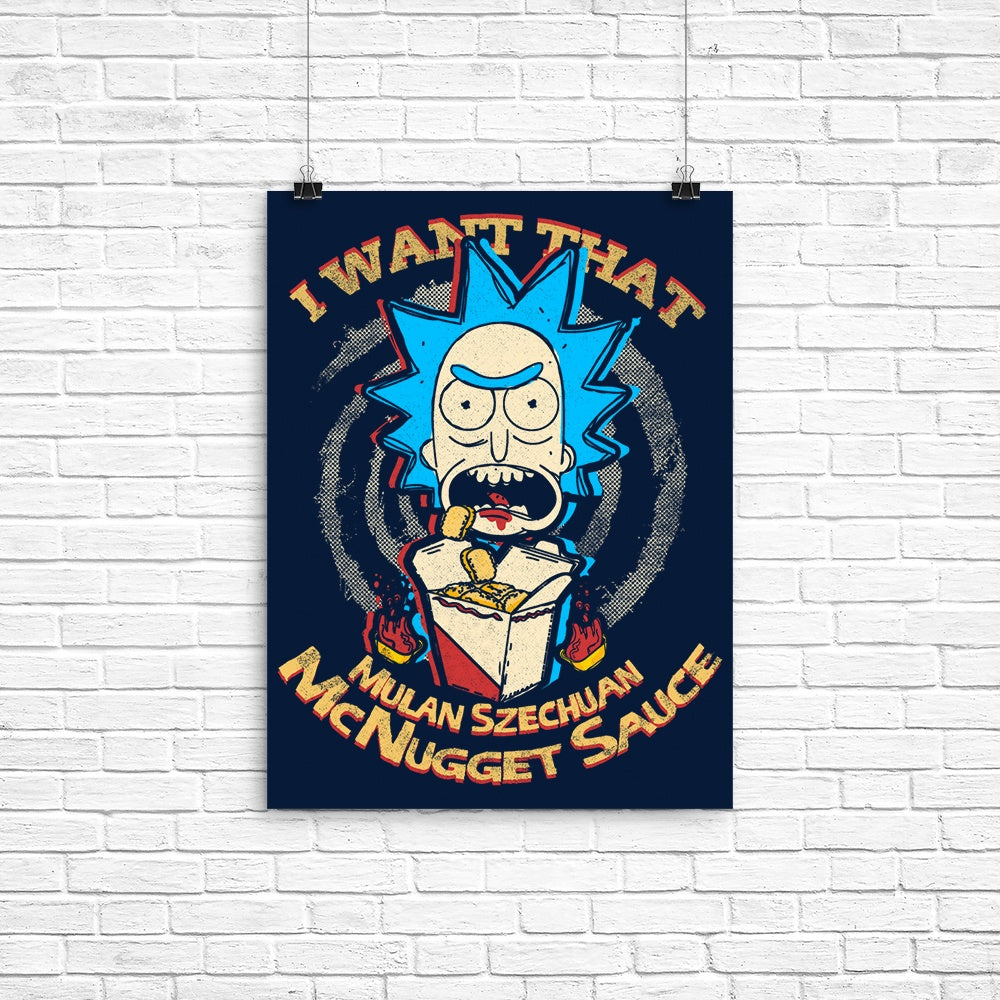 Schwifty Sauce Poster - Adult & Kids T-Shirts, Sweatshirts & Hoodies apparel design preview 1