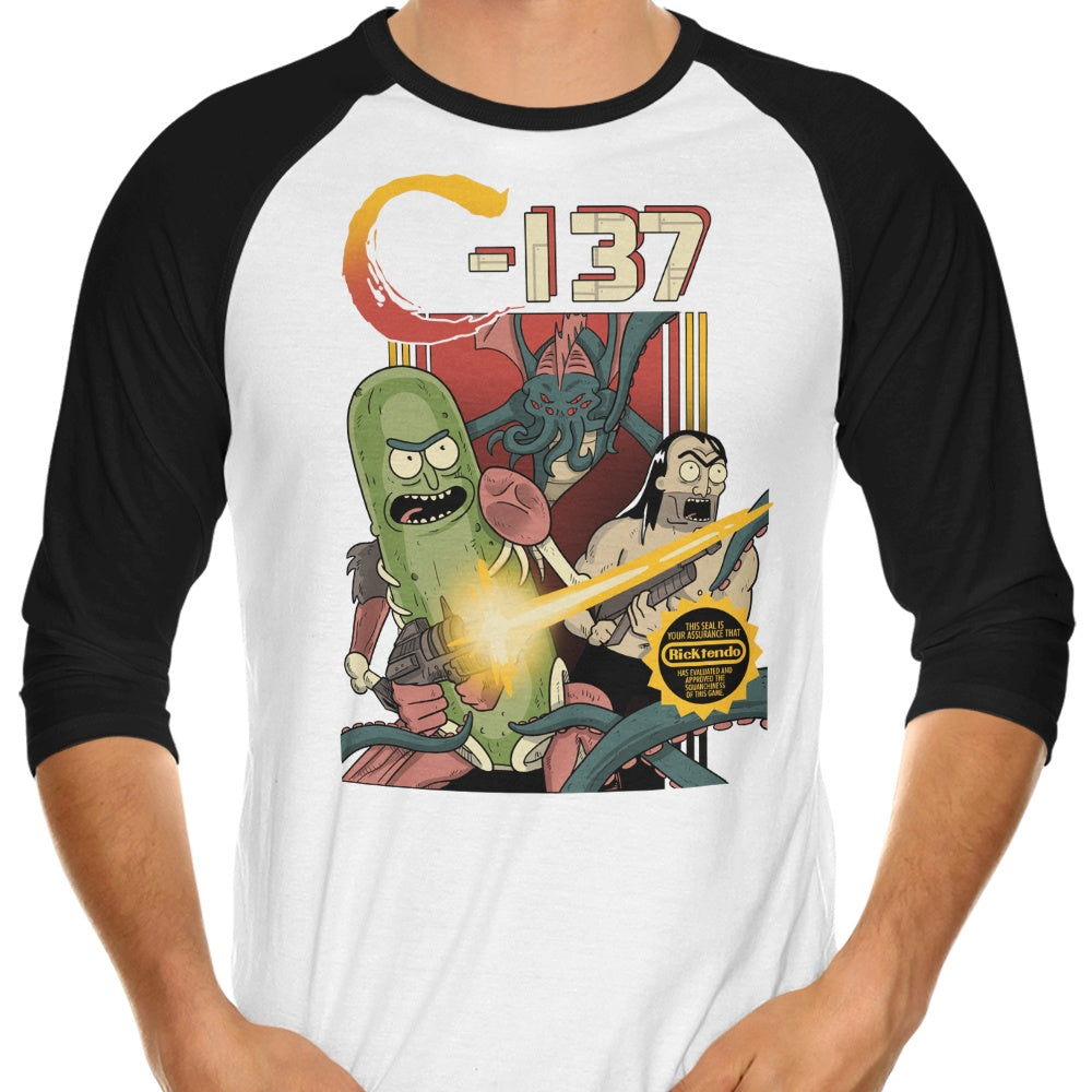 Schwifty Squad 3/4 Sleeve Raglan - Adult & Kids T-Shirts, Sweatshirts & Hoodies apparel design preview 1
