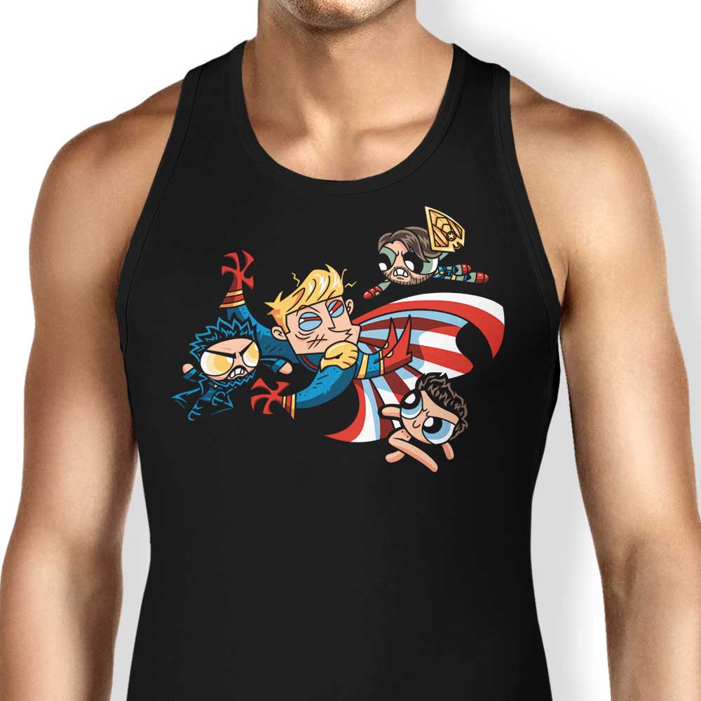 Scorched Puff Boys Tank Top - Adult & Kids T-Shirts, Sweatshirts & Hoodies apparel design preview 1