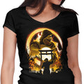 Scorched Vengeance Women's V-Neck - Adult & Kids T-Shirts, Sweatshirts & Hoodies apparel design preview 1