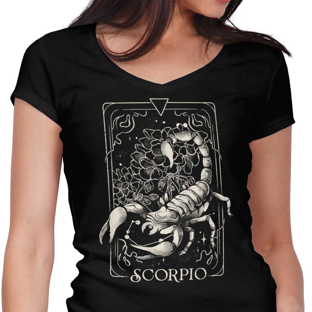 Scorpio (Edu.Ely) Women's V-Neck - Adult & Kids T-Shirts, Sweatshirts & Hoodies apparel design preview 1