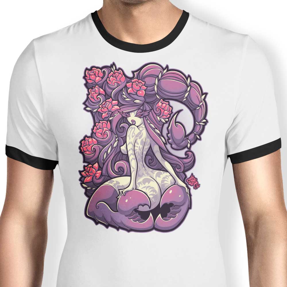 Scorpio Ringer - Adult & Kids T-Shirts, Sweatshirts & Hoodies apparel design preview 1
