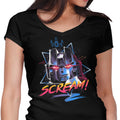 Scream Women's V-Neck - Adult & Kids T-Shirts, Sweatshirts & Hoodies apparel design preview 1