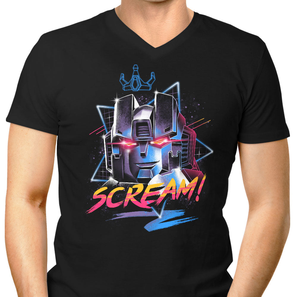 Scream Men's V-Neck - Adult & Kids T-Shirts, Sweatshirts & Hoodies apparel design preview 1