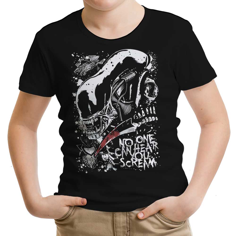 Screaming in Space Youth Apparel - Adult & Kids T-Shirts, Sweatshirts & Hoodies apparel design preview 1