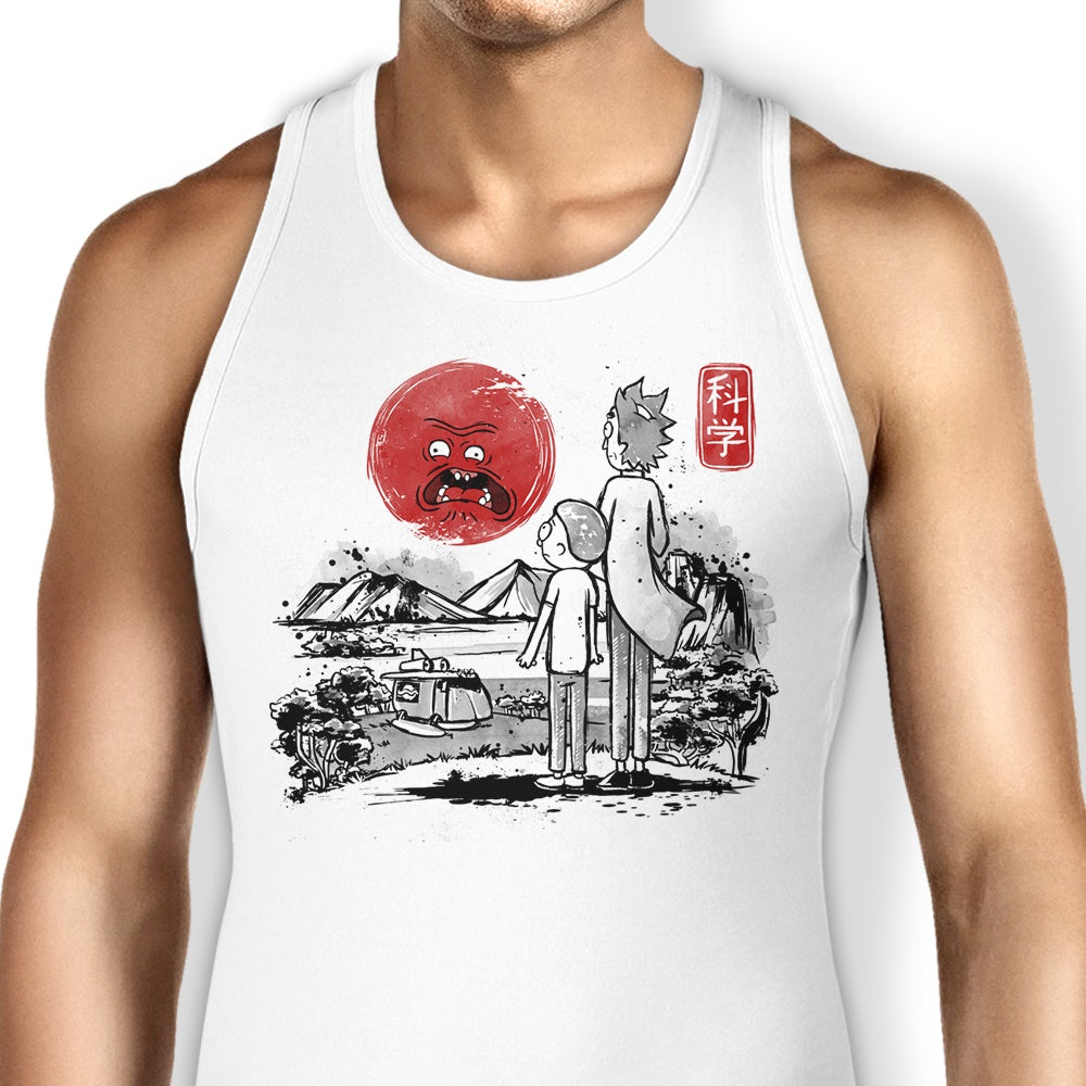 Screaming Red Sun Tank Top - Adult & Kids T-Shirts, Sweatshirts & Hoodies apparel design preview 1