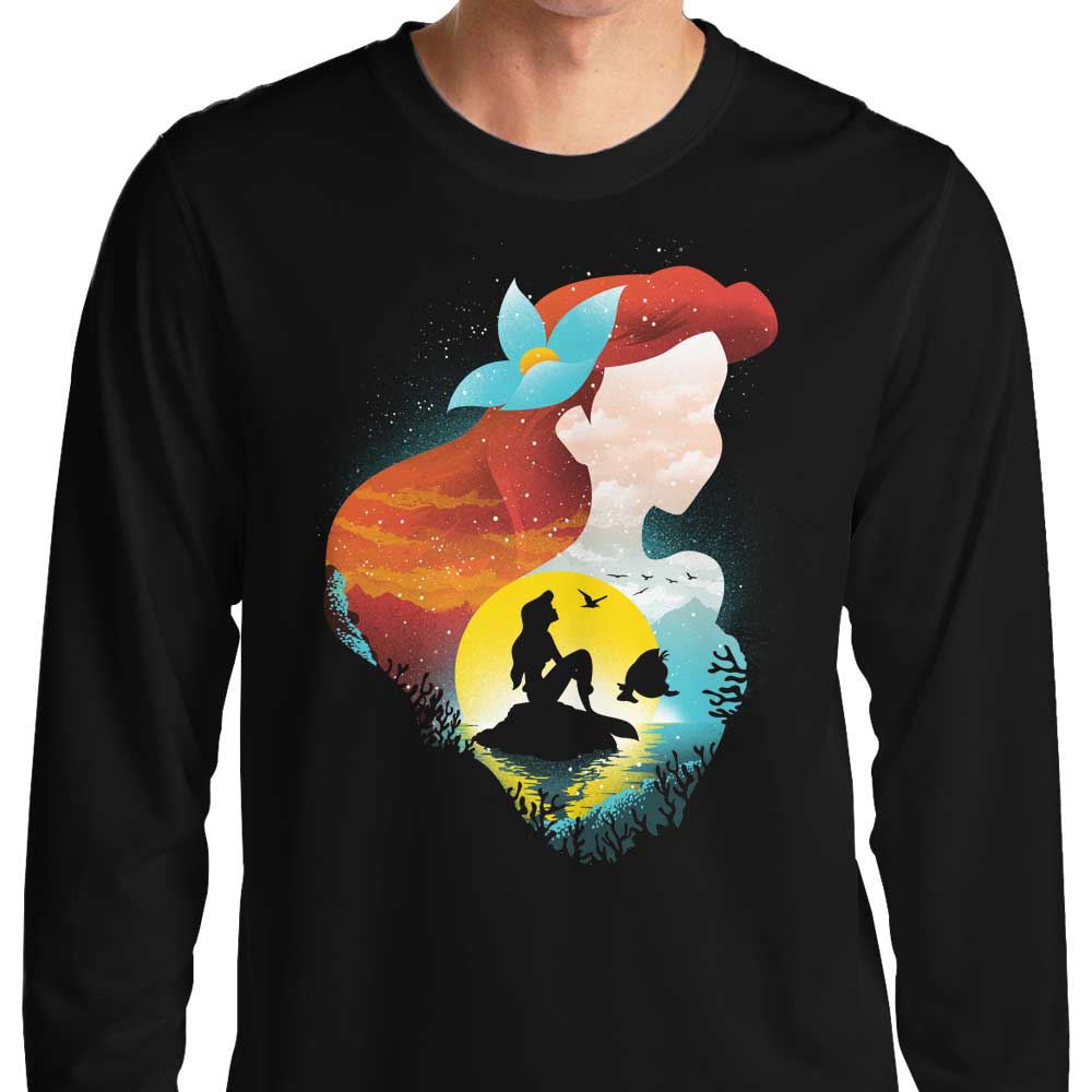 Sea Princess Silhouette - Adult & Kids T-Shirts, Sweatshirts & Hoodies apparel design preview 1
