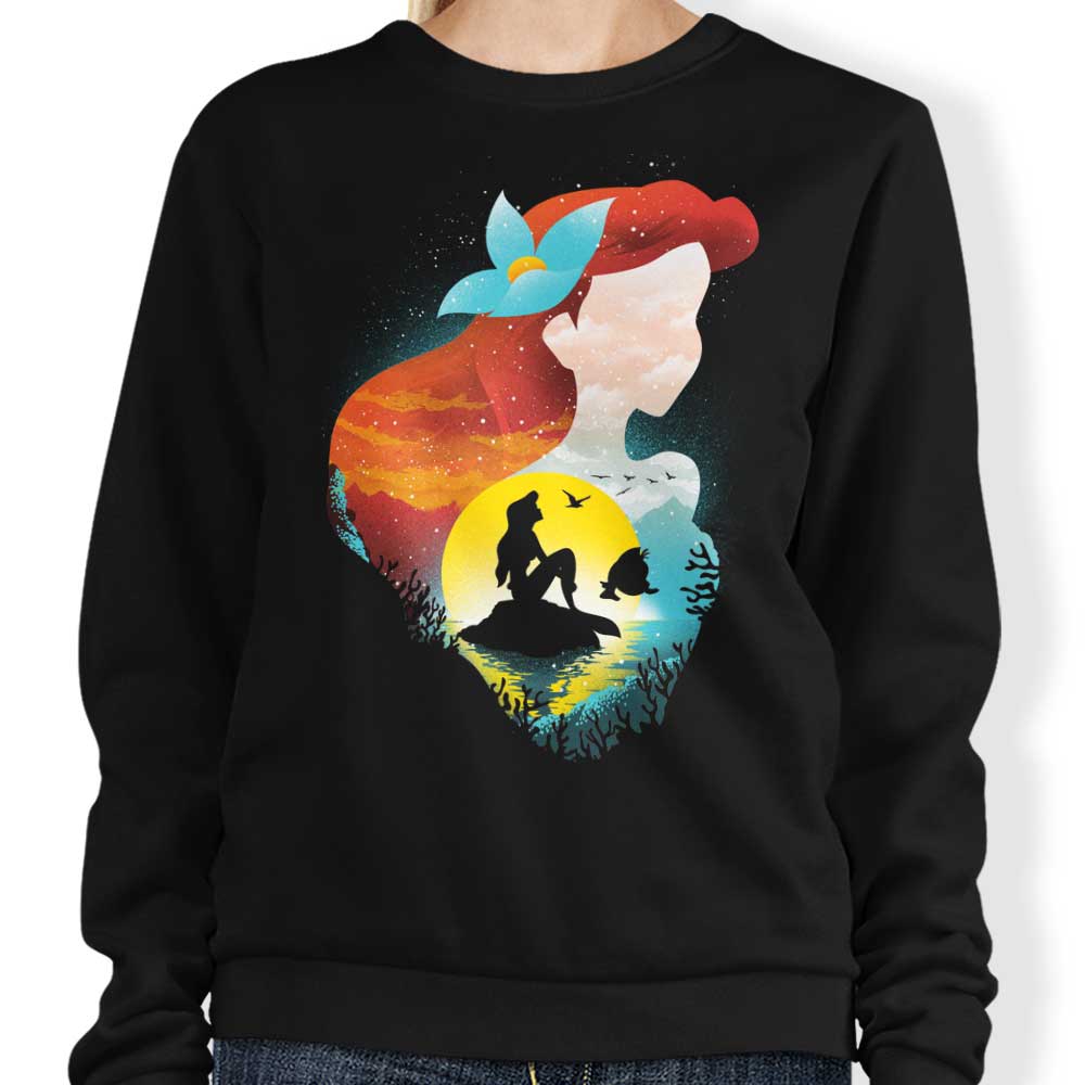 Sea Princess Silhouette - Adult & Kids T-Shirts, Sweatshirts & Hoodies apparel design preview 1