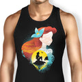 Sea Princess Silhouette Tank Top - Adult & Kids T-Shirts, Sweatshirts & Hoodies apparel design preview 1