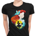 Sea Princess Silhouette Women's Apparel - Adult & Kids T-Shirts, Sweatshirts & Hoodies apparel design preview 1