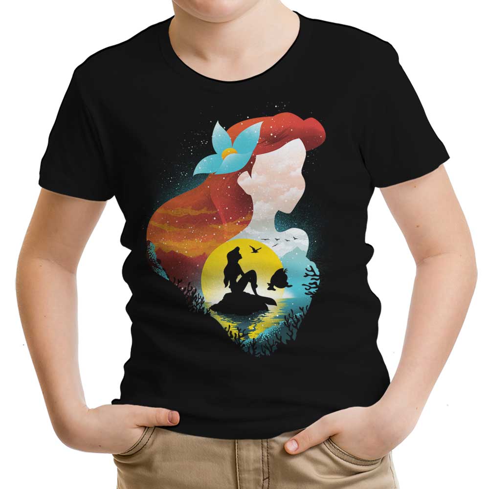 Sea Princess Silhouette Youth Apparel - Adult & Kids T-Shirts, Sweatshirts & Hoodies apparel design preview 1