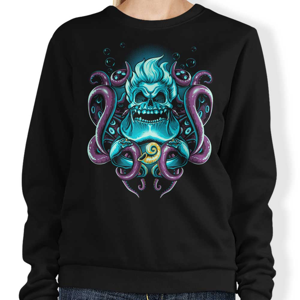 Sea Witch Skull - Adult & Kids T-Shirts, Sweatshirts & Hoodies apparel design preview 1