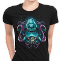Sea Witch Skull Women's Apparel - Adult & Kids T-Shirts, Sweatshirts & Hoodies apparel design preview 1