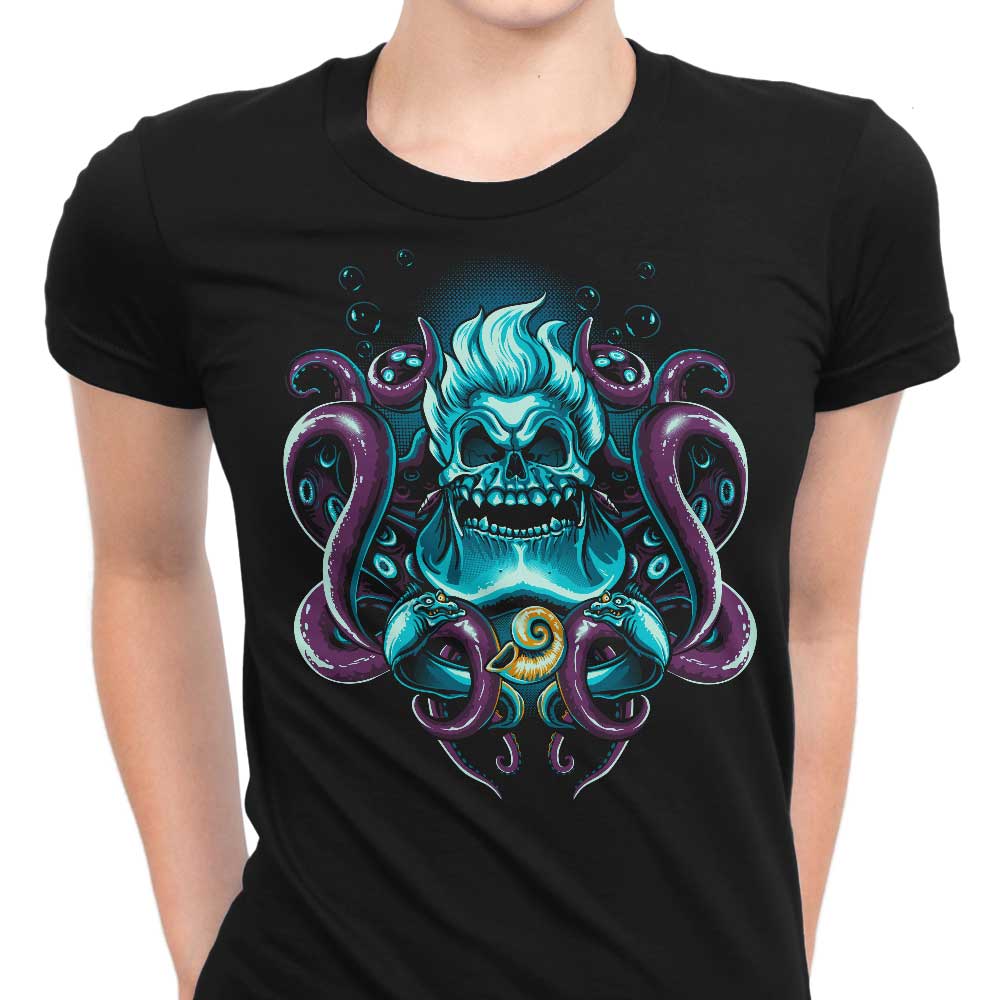 Sea Witch Skull Women's Apparel - Adult & Kids T-Shirts, Sweatshirts & Hoodies apparel design preview 1
