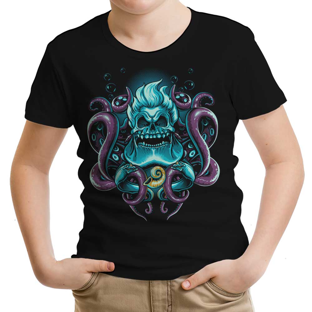 Sea Witch Skull Youth Apparel - Adult & Kids T-Shirts, Sweatshirts & Hoodies apparel design preview 1