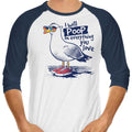 Seagull Love 3/4 Sleeve Raglan - Adult & Kids T-Shirts, Sweatshirts & Hoodies apparel design preview 1