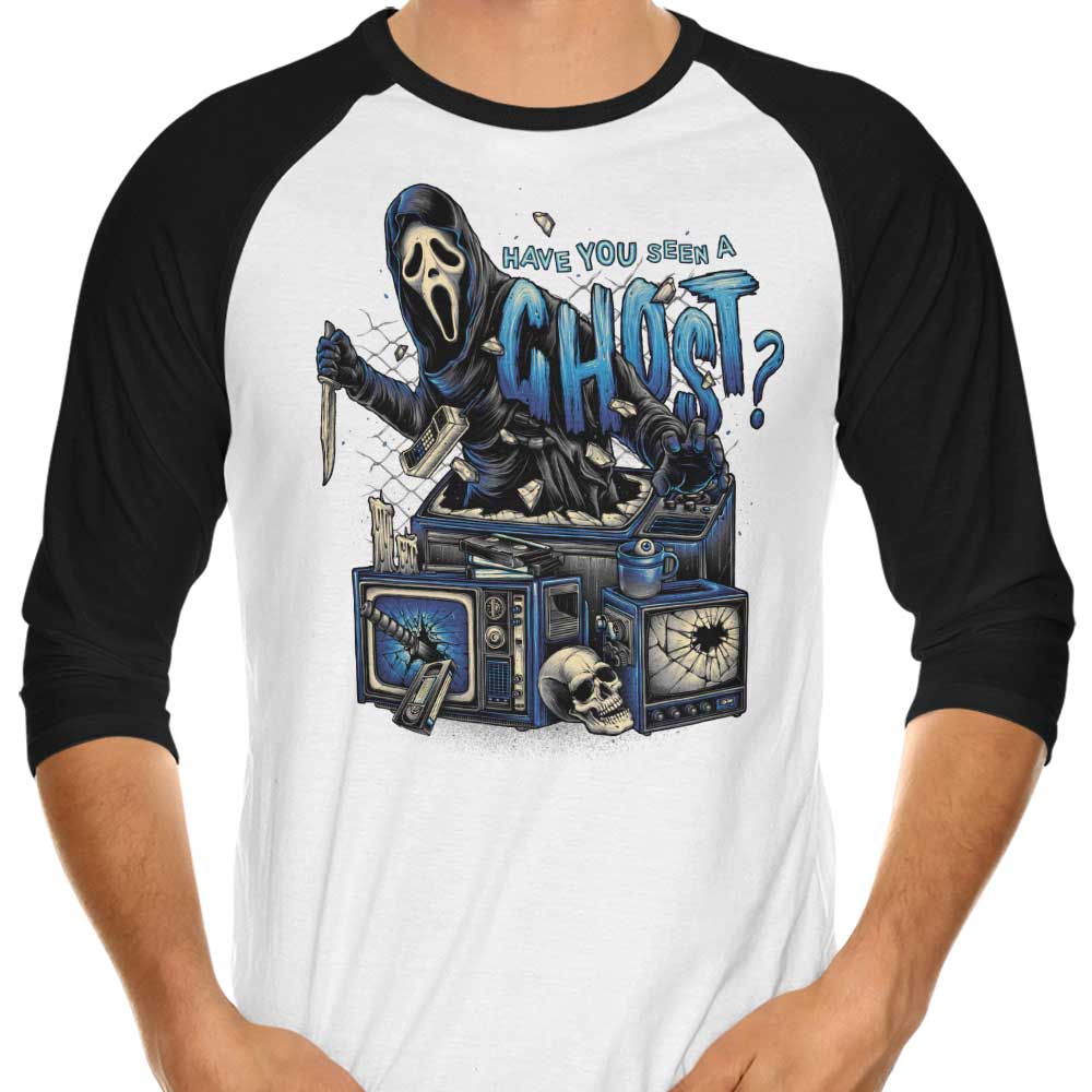 Seen a Ghost 3/4 Sleeve Raglan - Adult & Kids T-Shirts, Sweatshirts & Hoodies apparel design preview 1