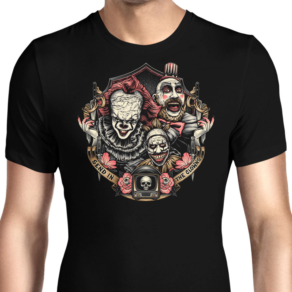 Send in the Clowns Men's Apparel - Adult & Kids T-Shirts, Sweatshirts & Hoodies apparel design preview 1