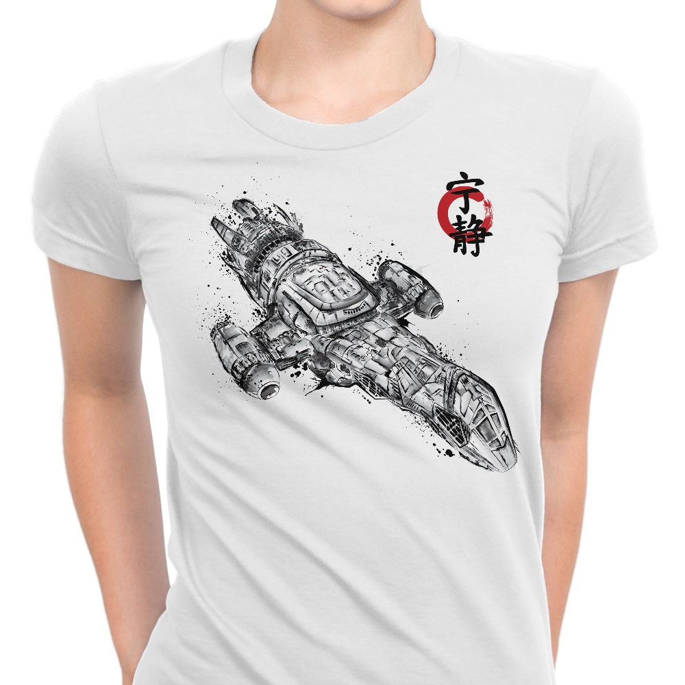 Serenity Sumi-e Women's Apparel - Adult & Kids T-Shirts, Sweatshirts & Hoodies apparel design preview 1