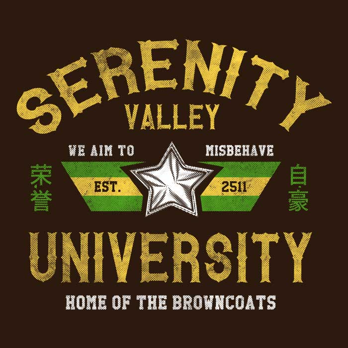 Serenity Valley University Women's Apparel - Adult & Kids T-Shirts, Sweatshirts & Hoodies apparel design preview 2