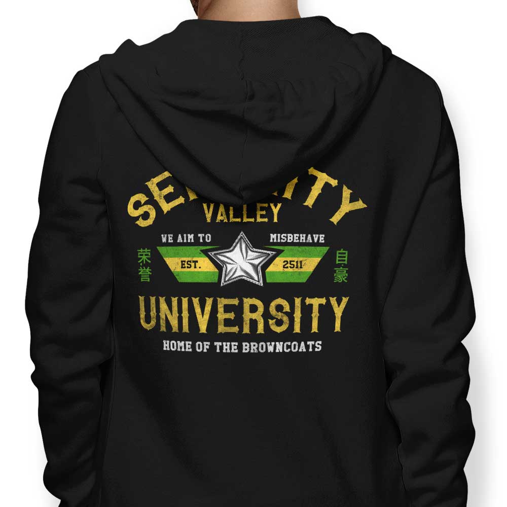 Serenity Valley University - Adult & Kids T-Shirts, Sweatshirts & Hoodies apparel design preview 1