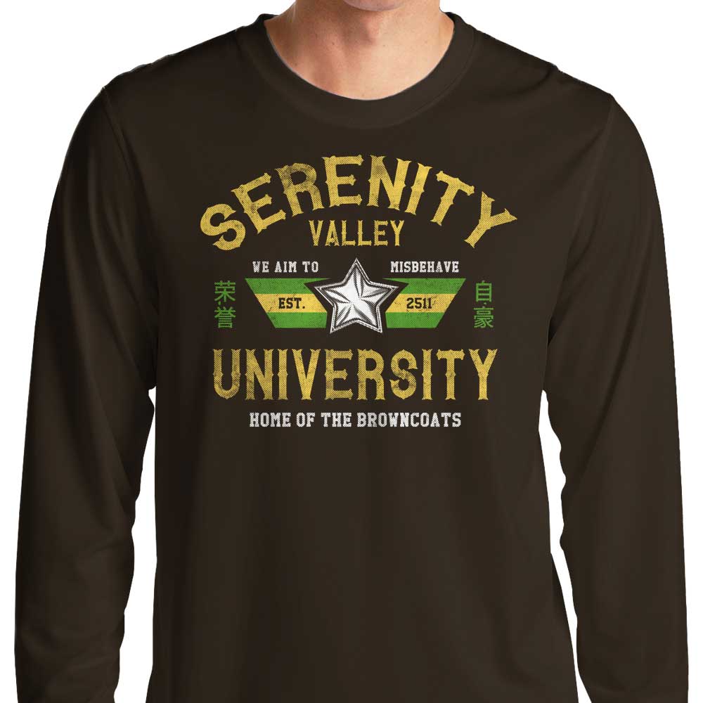 Serenity Valley University - Adult & Kids T-Shirts, Sweatshirts & Hoodies apparel design preview 1