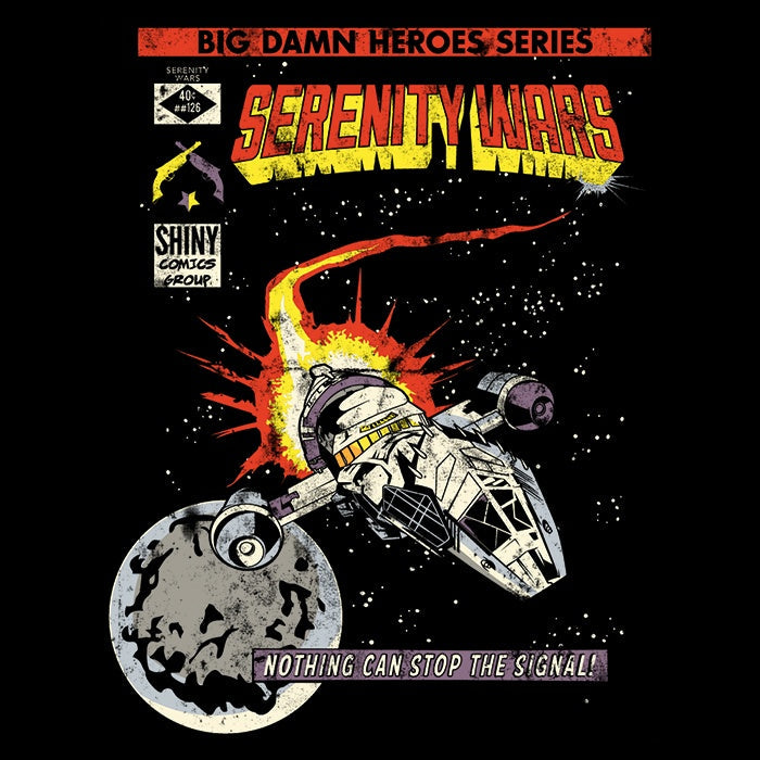 Serenity Wars - Adult & Kids T-Shirts, Sweatshirts & Hoodies apparel design preview 2