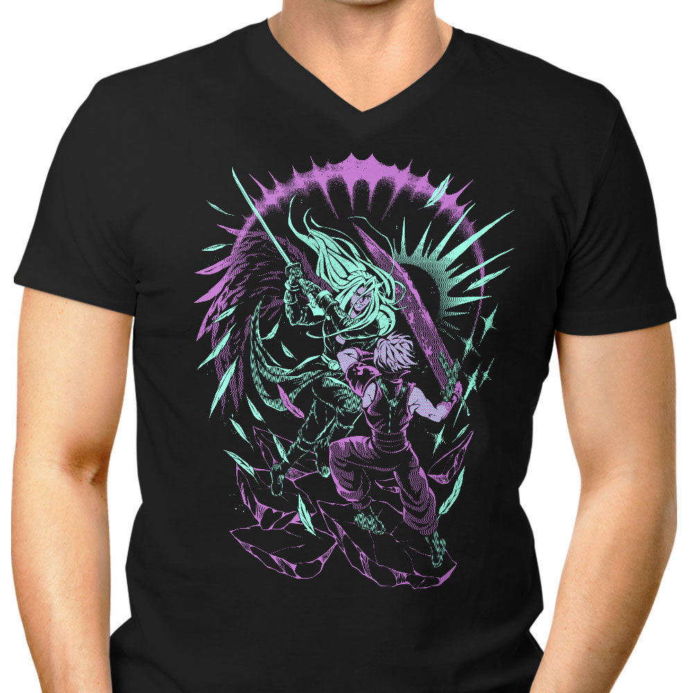 Seven Seconds 'til the End Men's V-Neck - Adult & Kids T-Shirts, Sweatshirts & Hoodies apparel design preview 1