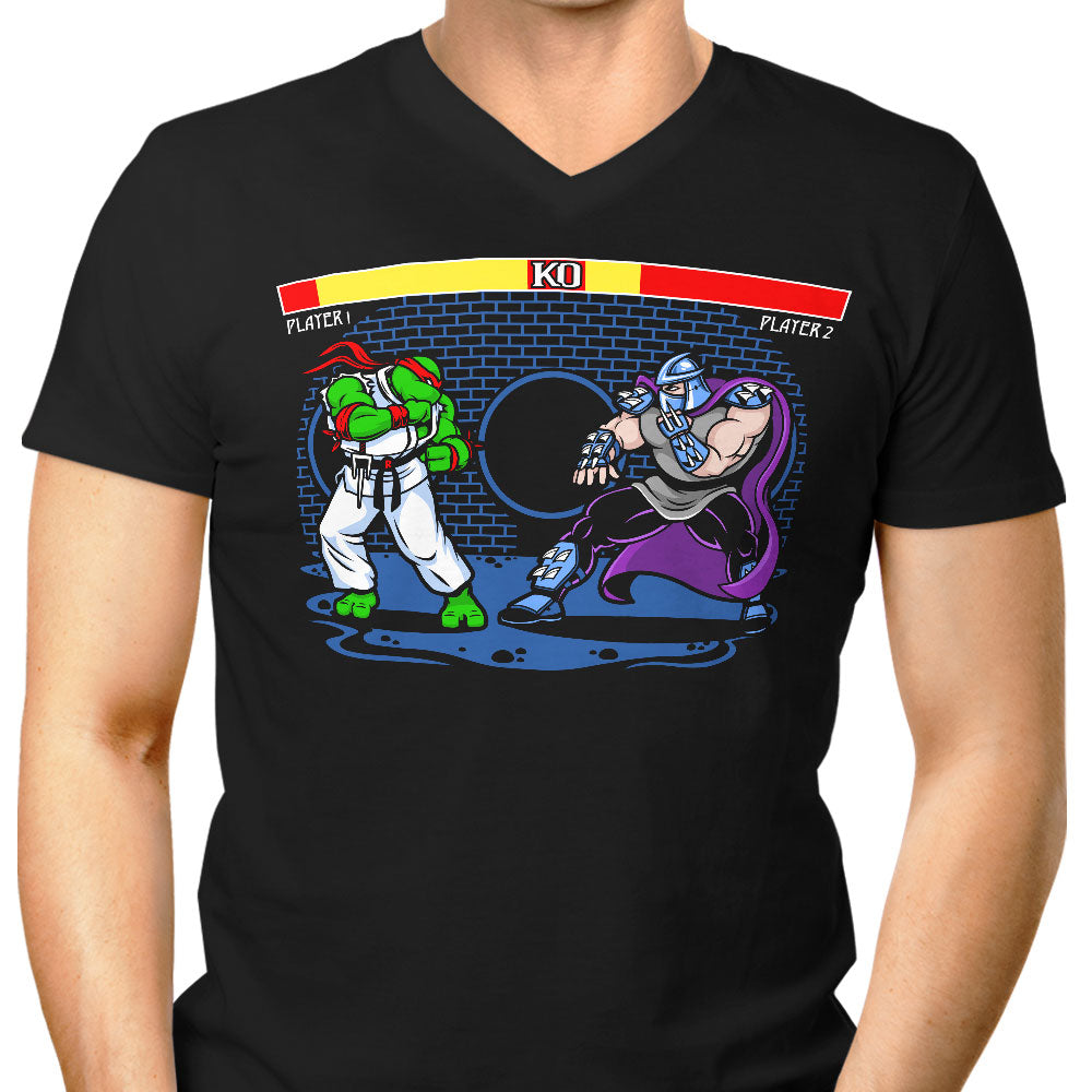 Sewer Fighter Men's V-Neck - Adult & Kids T-Shirts, Sweatshirts & Hoodies apparel design preview 1