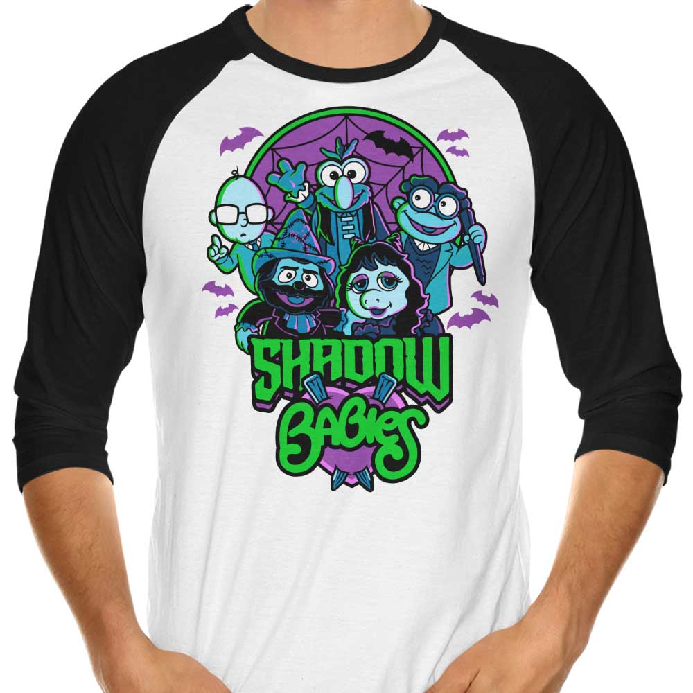 Shadow Babies 3/4 Sleeve Raglan - Adult & Kids T-Shirts, Sweatshirts & Hoodies apparel design preview 1