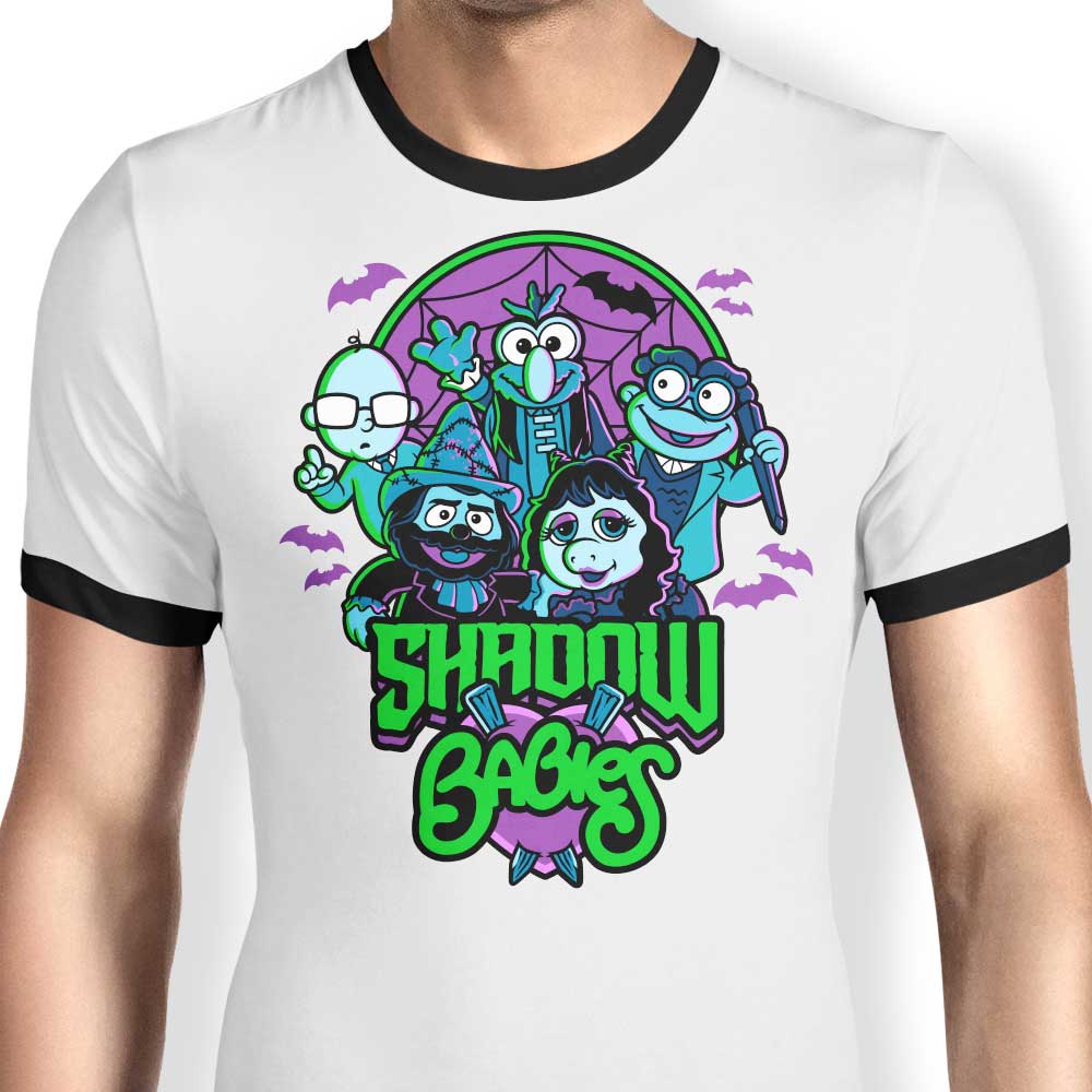 Shadow Babies Ringer - Adult & Kids T-Shirts, Sweatshirts & Hoodies apparel design preview 1