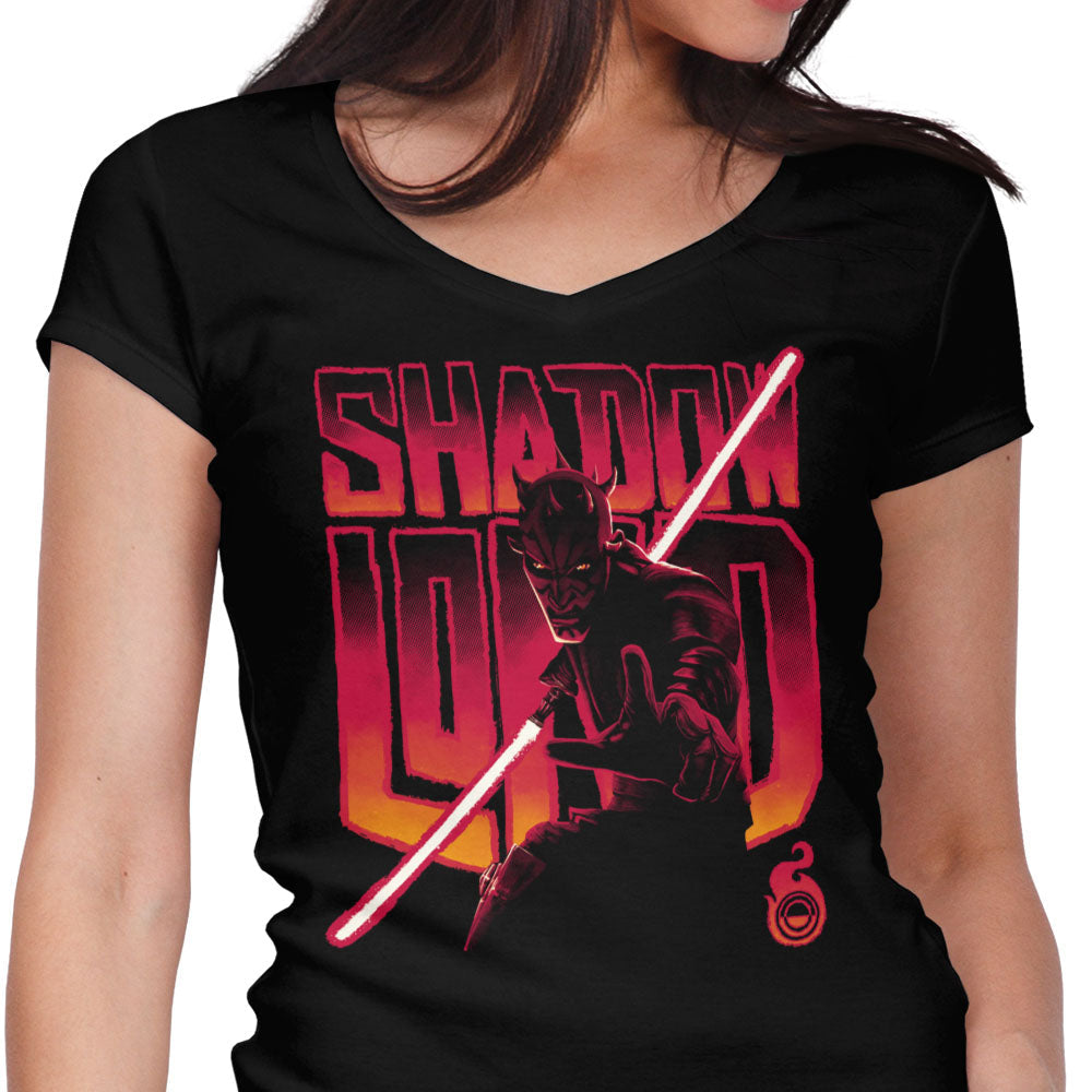 Shadow Lord Rising Women's V-Neck - Adult & Kids T-Shirts, Sweatshirts & Hoodies apparel design preview 1