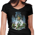Shadow of the Foot Women's V-Neck - Adult & Kids T-Shirts, Sweatshirts & Hoodies apparel design preview 1