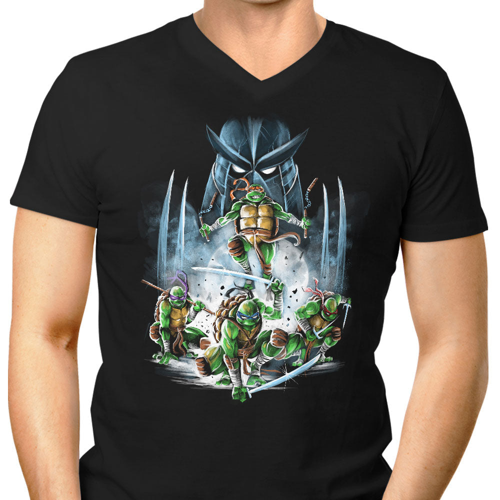 Shadow of the Foot Men's V-Neck - Adult & Kids T-Shirts, Sweatshirts & Hoodies apparel design preview 1