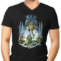 Shadow of the Foot Men's V-Neck - Adult & Kids T-Shirts, Sweatshirts & Hoodies apparel design preview 1