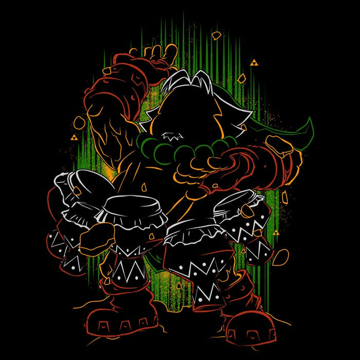 Shadow of the Goron Tank Top - Adult & Kids T-Shirts, Sweatshirts & Hoodies apparel design preview 2