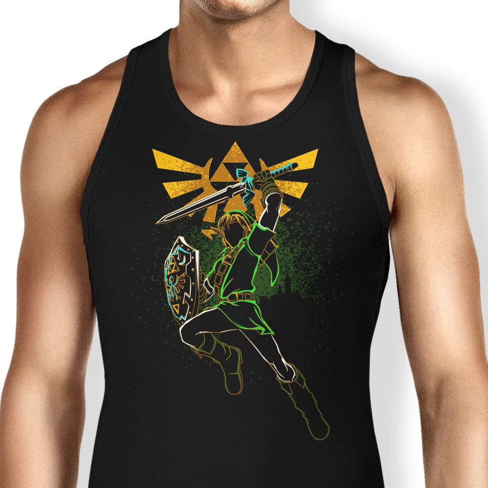 Shadow of the Hero Tank Top - Adult & Kids T-Shirts, Sweatshirts & Hoodies apparel design preview 1