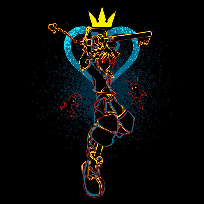 Shadow of the Keyblade Tank Top - Adult & Kids T-Shirts, Sweatshirts & Hoodies apparel design preview 2