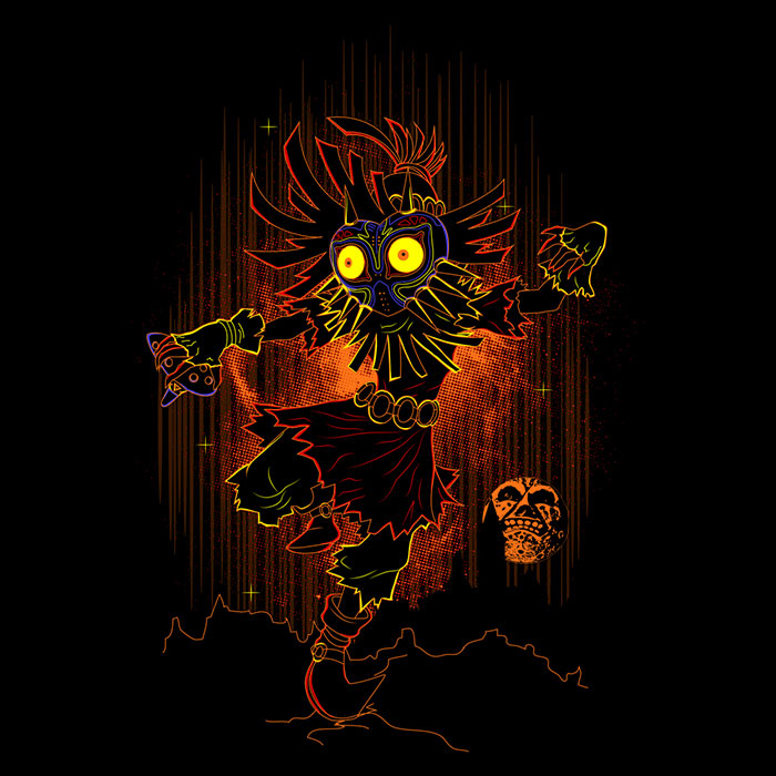 Shadow of the Mask Men's V-Neck - Adult & Kids T-Shirts, Sweatshirts & Hoodies apparel design preview 2