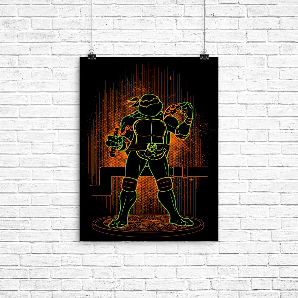 Shadow of the Nunchaku Poster - Adult & Kids T-Shirts, Sweatshirts & Hoodies apparel design preview 1