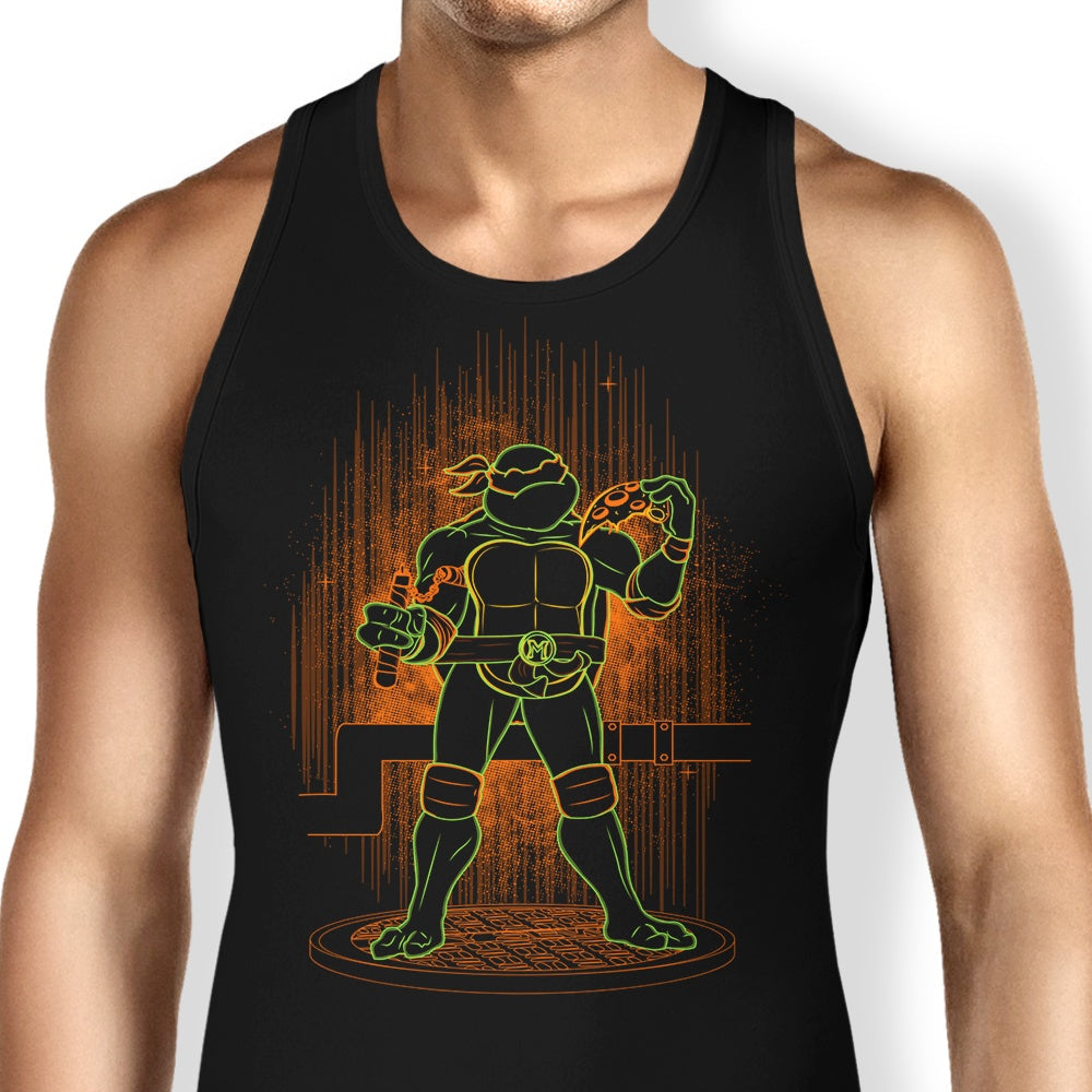 Shadow of the Nunchaku Tank Top - Adult & Kids T-Shirts, Sweatshirts & Hoodies apparel design preview 1