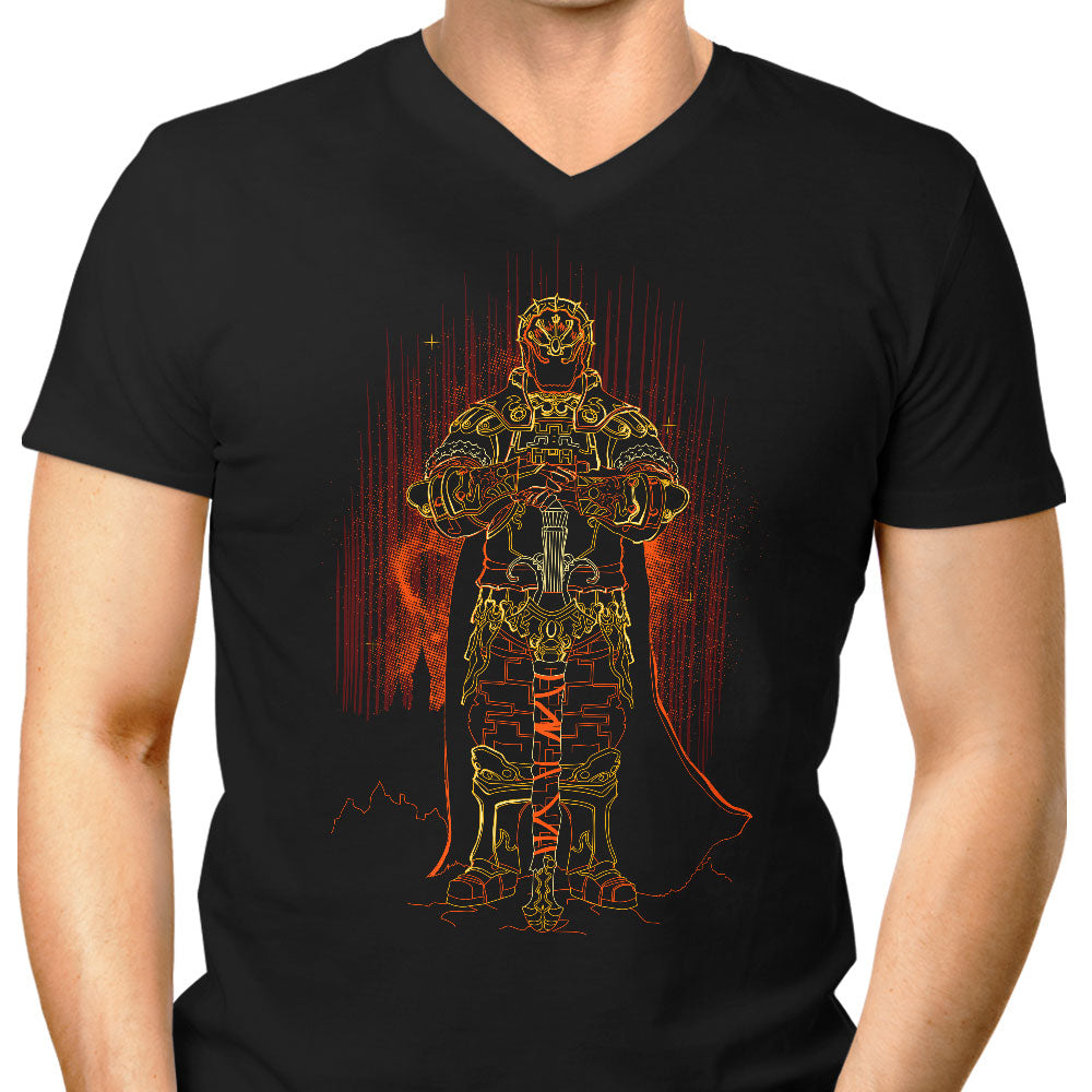 Shadow of the Power Men's V-Neck - Adult & Kids T-Shirts, Sweatshirts & Hoodies apparel design preview 1