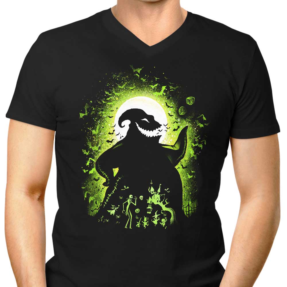 Shadow on the Moon Men's V-Neck - Adult & Kids T-Shirts, Sweatshirts & Hoodies apparel design preview 1