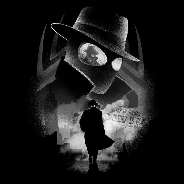 Shadows of the City Women's V-Neck - Adult & Kids T-Shirts, Sweatshirts & Hoodies apparel design preview 2