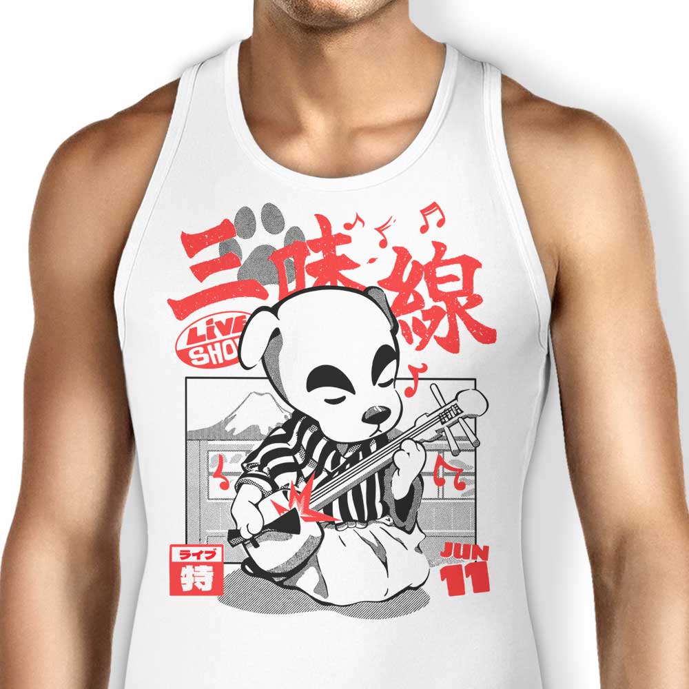 Shamisen Barker Tank Top - Adult & Kids T-Shirts, Sweatshirts & Hoodies apparel design preview 1