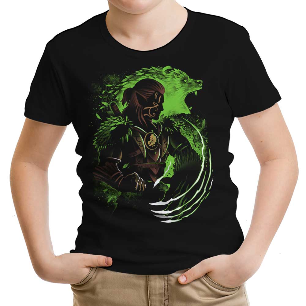 Shapeshifting Wood Elf Youth Apparel - Adult & Kids T-Shirts, Sweatshirts & Hoodies apparel design preview 1