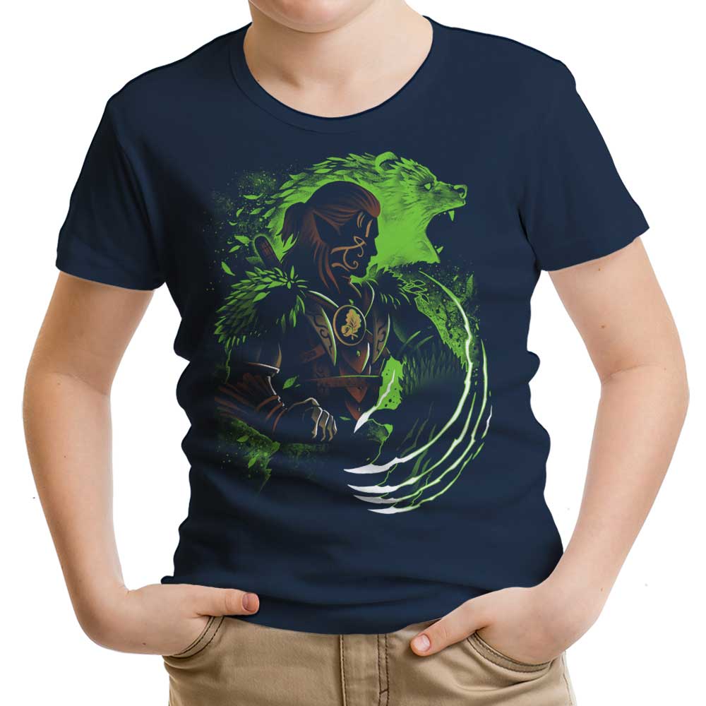 Shapeshifting Wood Elf Youth Apparel - Adult & Kids T-Shirts, Sweatshirts & Hoodies apparel design preview 2